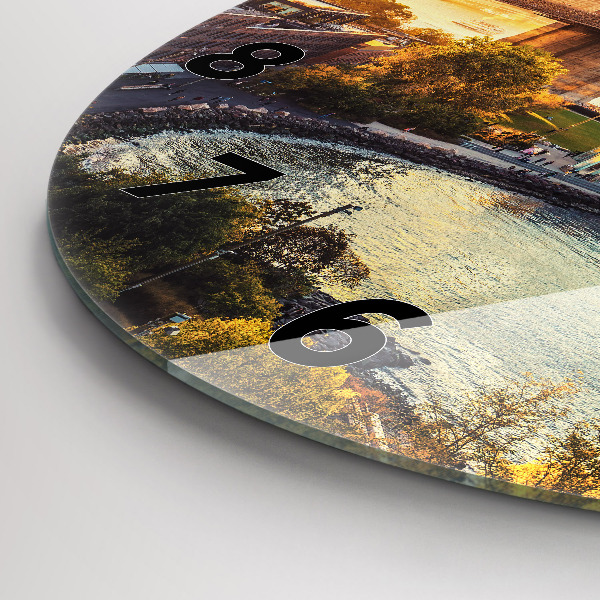 Pendule murale ronde New York Manhattan