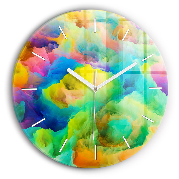 Pendule murale ronde Texture fractale