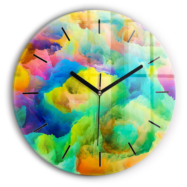 Pendule murale ronde Texture fractale