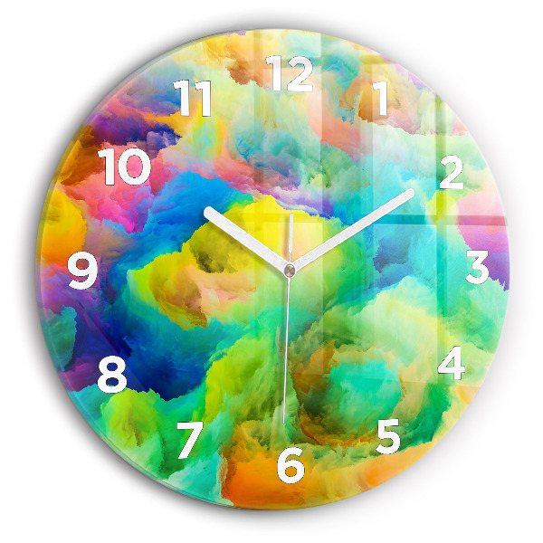Pendule murale ronde Texture fractale