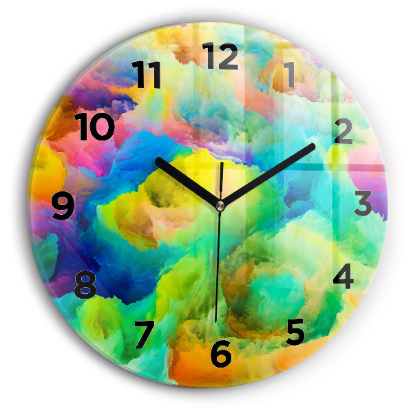 Pendule murale ronde Texture fractale