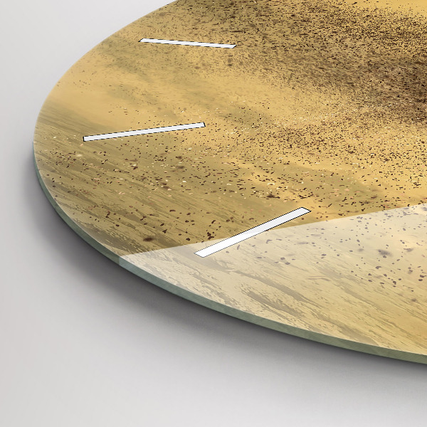 Pendule murale ronde Femme en silhouette