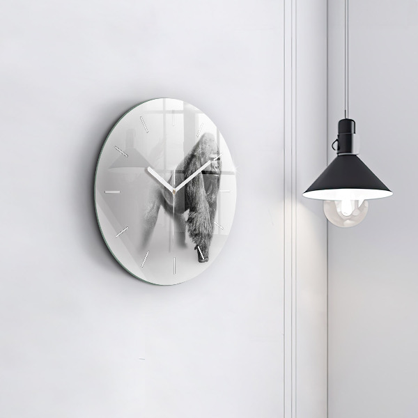 Pendule murale ronde 'Collection d''art animalier'