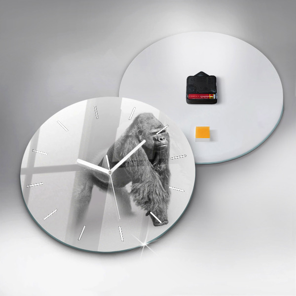 Pendule murale ronde 'Collection d''art animalier'