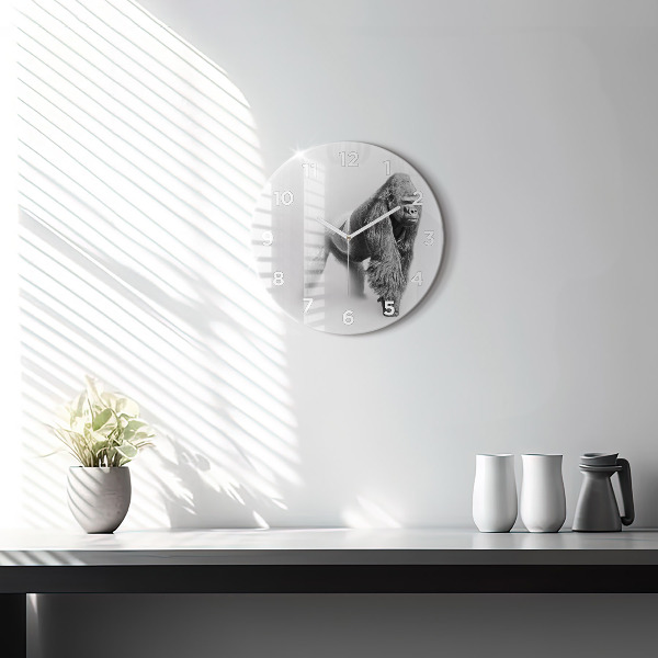 Pendule murale ronde 'Collection d''art animalier'