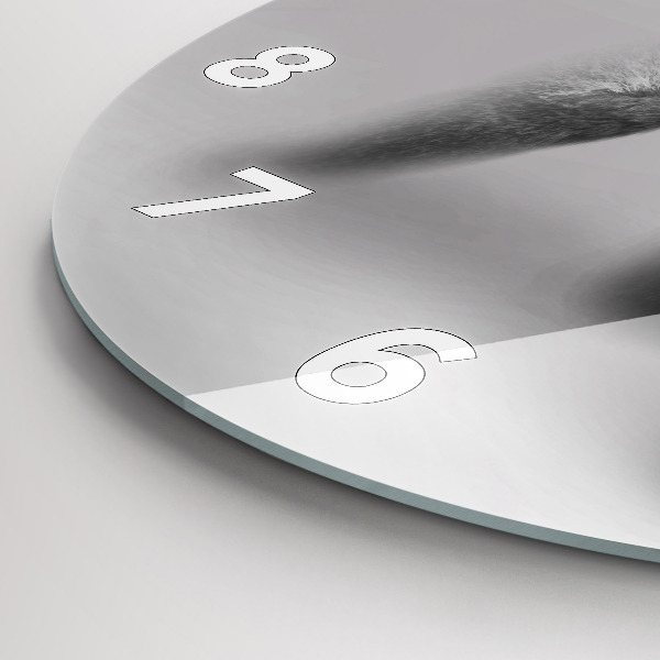 Pendule murale ronde 'Collection d''art animalier'