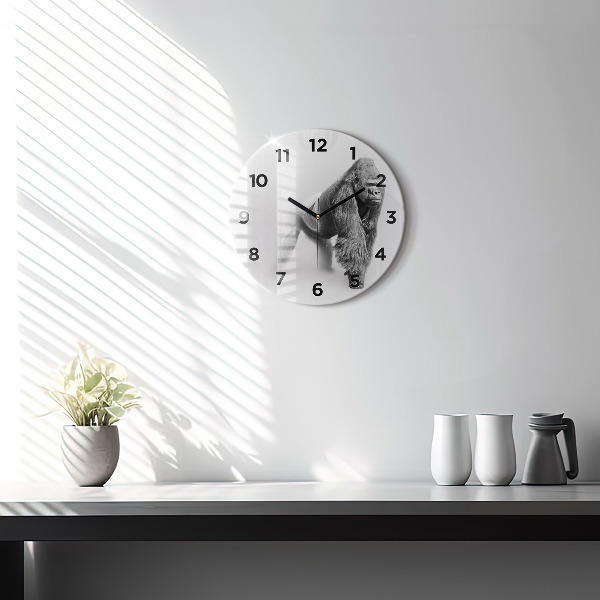 Pendule murale ronde 'Collection d''art animalier'