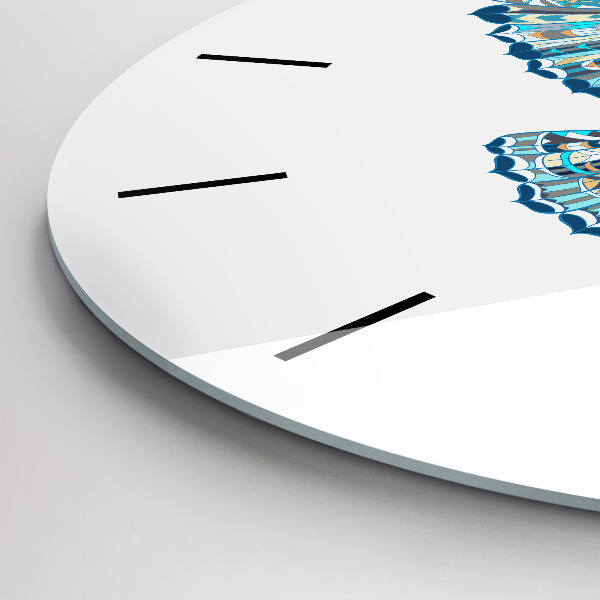 Horloge ronde Chouette en vol