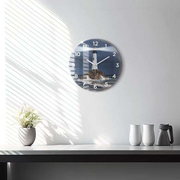 Horloge ronde Phare