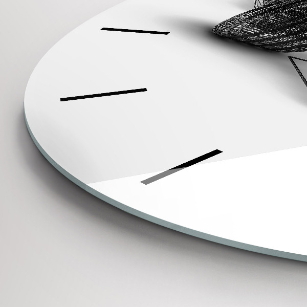 Horloge ronde conception de voiture de F1