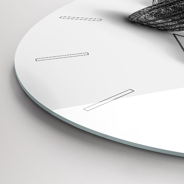 Horloge ronde conception de voiture de F1