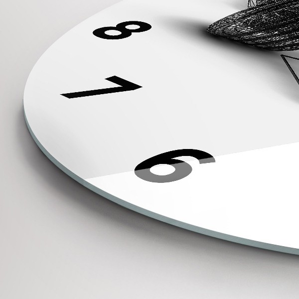 Horloge ronde conception de voiture de F1