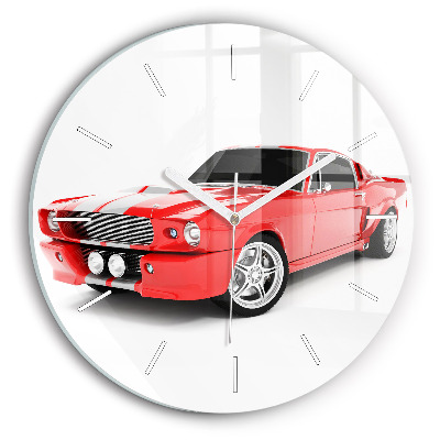 Horloge ronde Voiture de sport