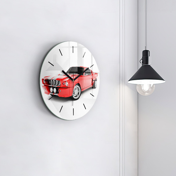 Horloge ronde Voiture de sport