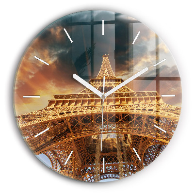 Horloge ronde Tour Eiffel