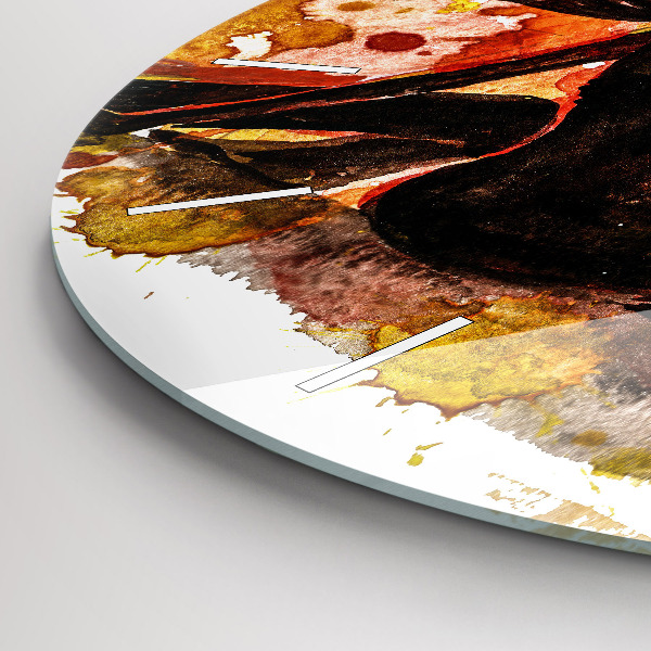 Horloge ronde 'L''amour et un couple amoureux'