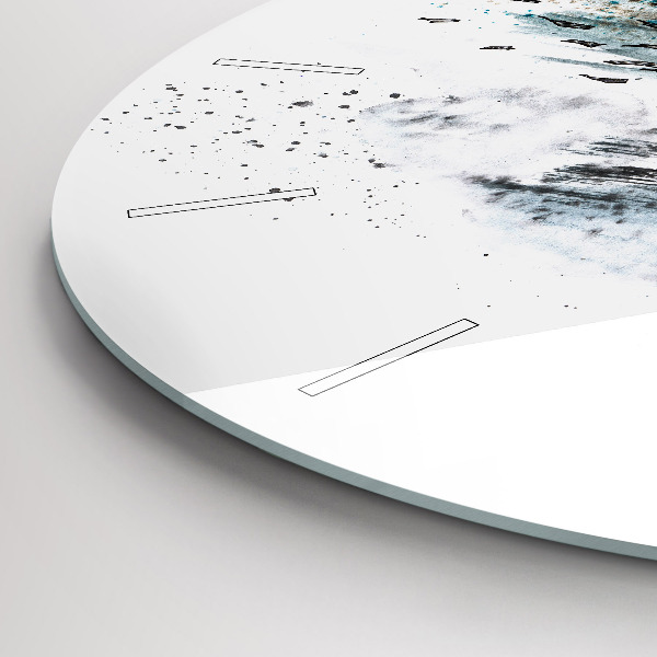 Horloge ronde Capitaine avec des jumelles