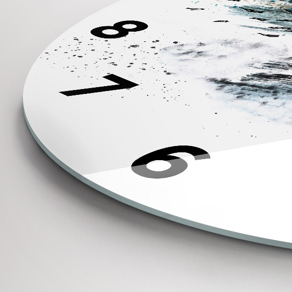 Horloge ronde Capitaine avec des jumelles