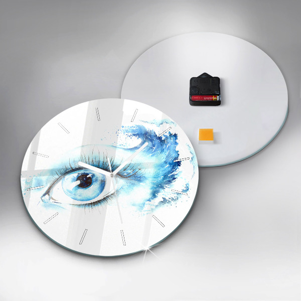 Horloge ronde Œil de mer