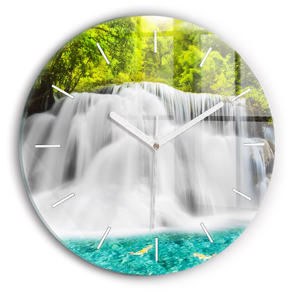 Horloge ronde Cascade en Thaïlande