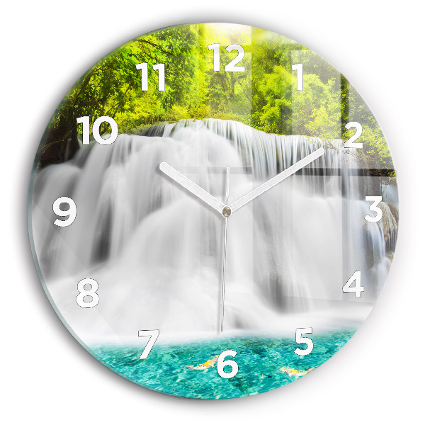 Horloge ronde Cascade en Thaïlande