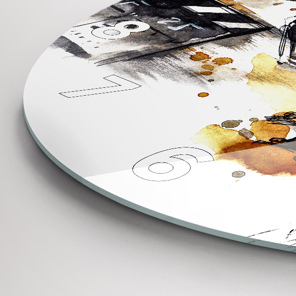 Horloge ronde caméra de cinématographie