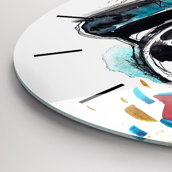 Horloge ronde Femme photographe