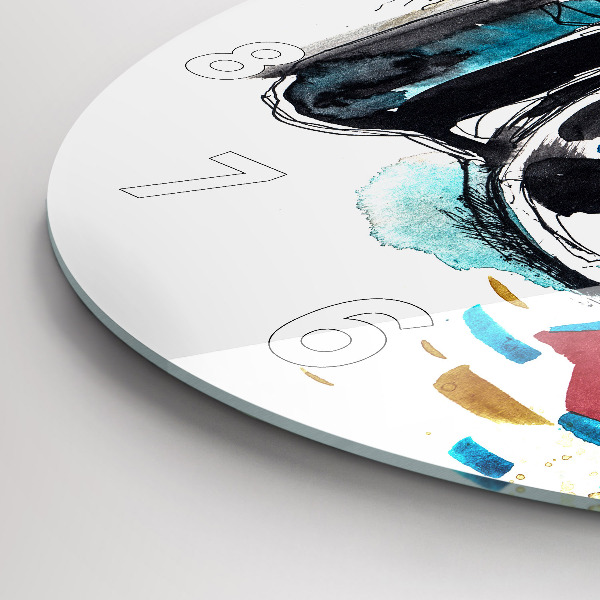 Horloge ronde Femme photographe