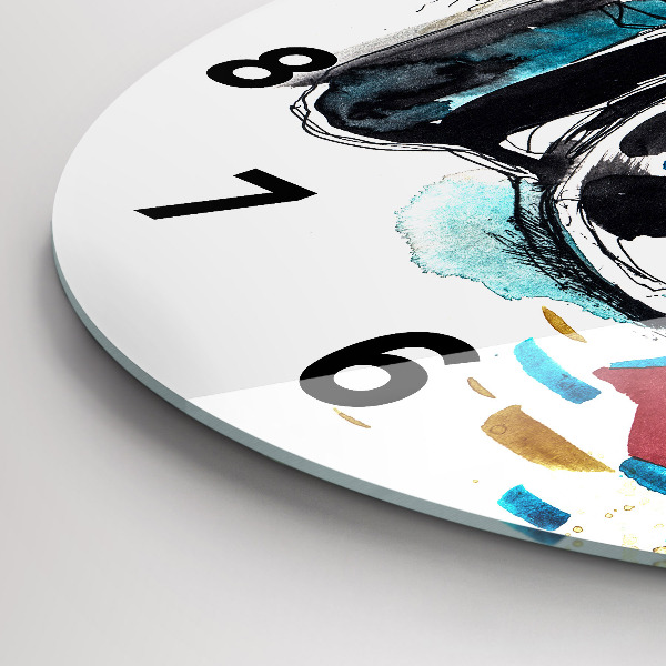 Horloge ronde Femme photographe