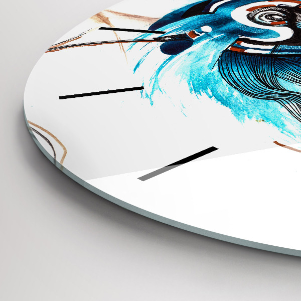 Horloge ronde 'Illustration d''un combiné'