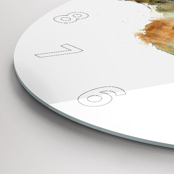 Horloge ronde 'L''oiseau et le livre'