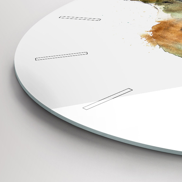 Horloge ronde 'L''oiseau et le livre'