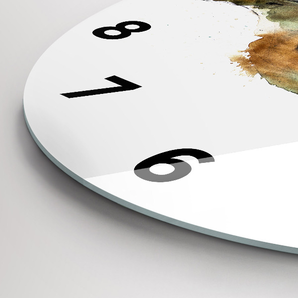 Horloge ronde 'L''oiseau et le livre'