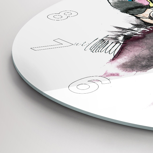 Horloge ronde 'Résumé de l''orignal'