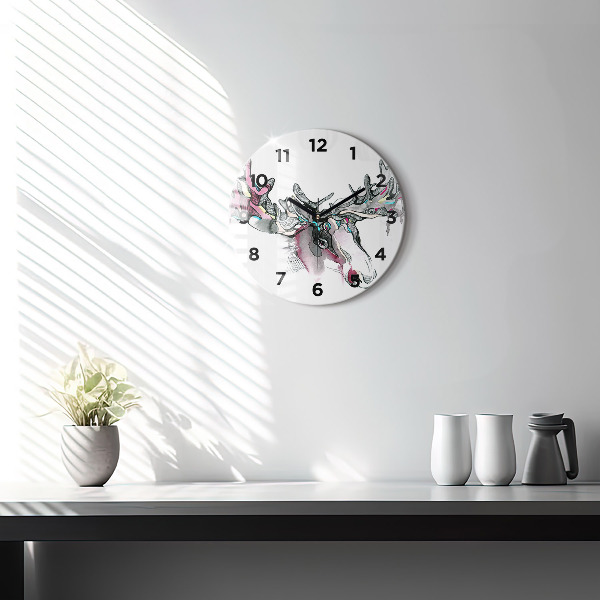 Horloge ronde 'Résumé de l''orignal'