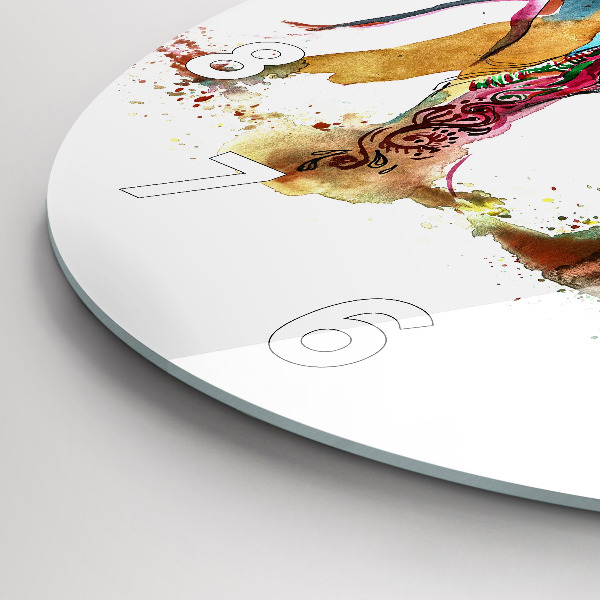 Horloge ronde Culture indienne