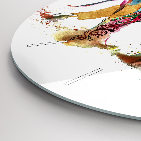 Horloge ronde Culture indienne