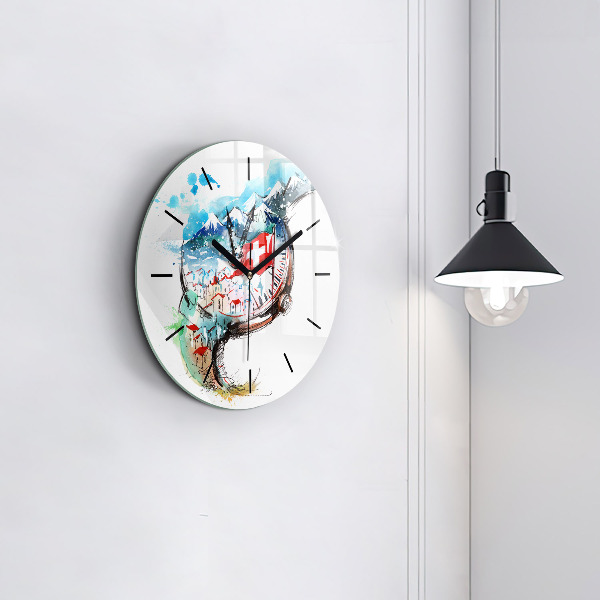 Horloge ronde montre suisse