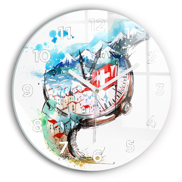 Horloge ronde montre suisse