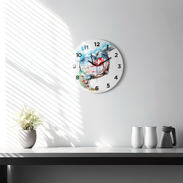 Horloge ronde montre suisse
