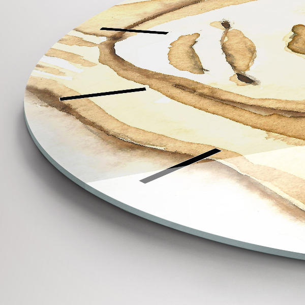 Horloge ronde 'Portrait d''une femme'