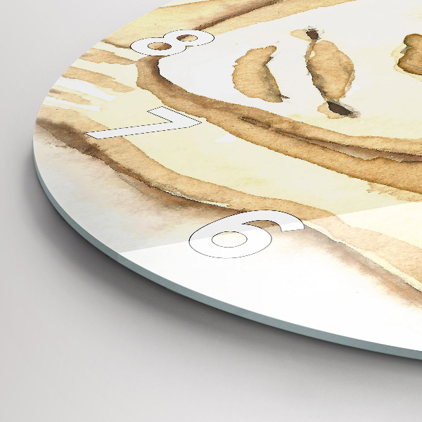 Horloge ronde 'Portrait d''une femme'