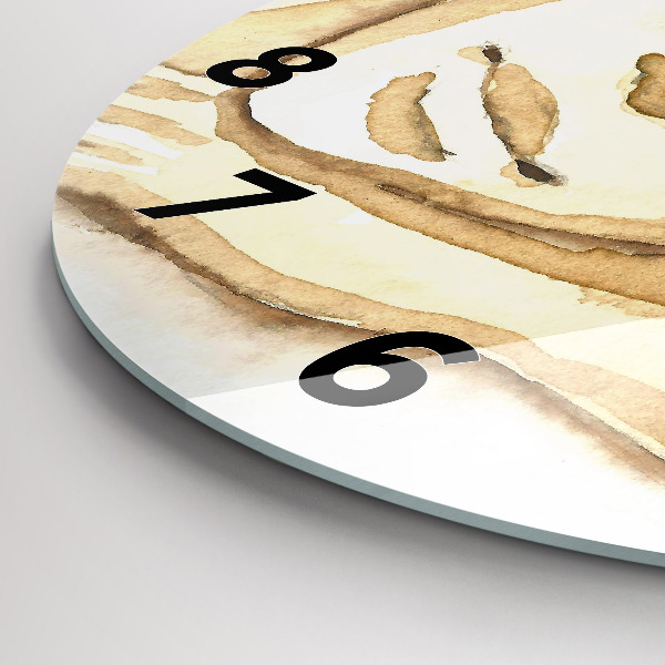 Horloge ronde 'Portrait d''une femme'