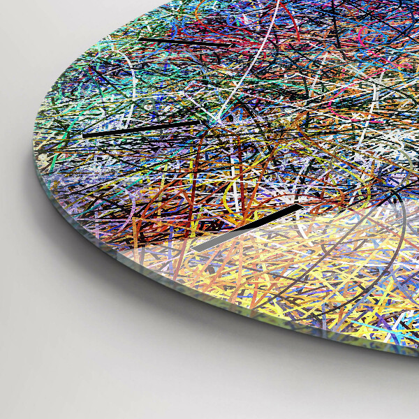 Horloge ronde Abstraction - Émotions