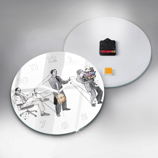 Horloge ronde Les marionnettes