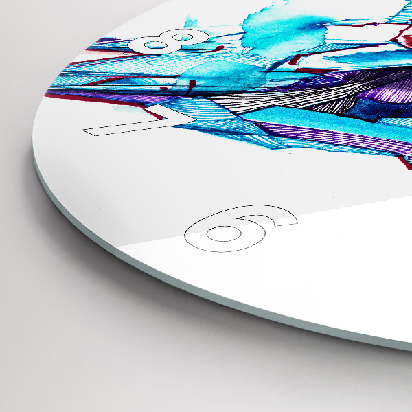 Horloge ronde Skieur