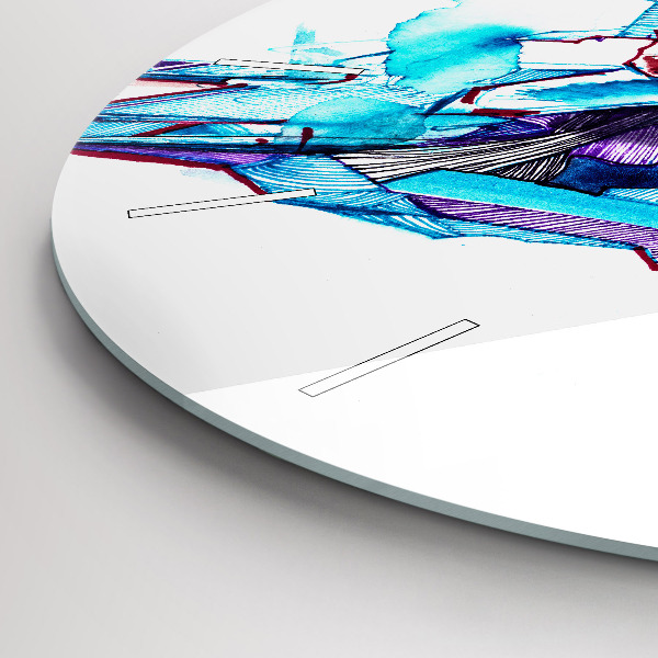 Horloge ronde Skieur