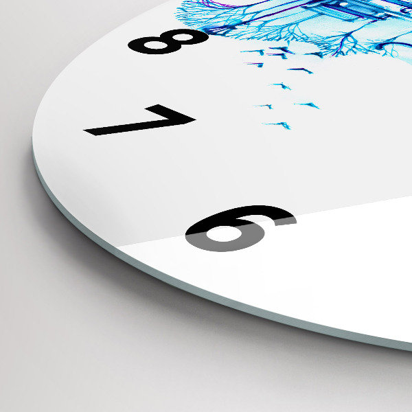 Horloge ronde Lac du parc Cello