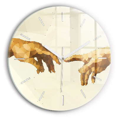 Horloge ronde 'Création d''Adam'