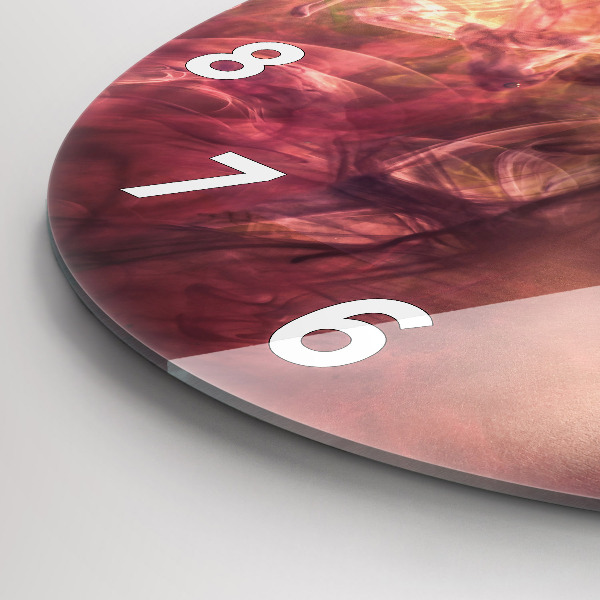 Horloge ronde 'Portrait d''une femme'